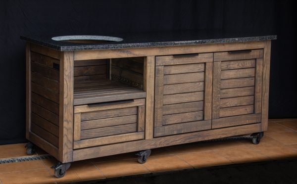 Kamado stalas "Solid Oak CH" - Image 25