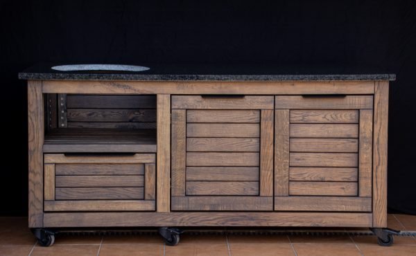 Kamado stalas "Solid Oak CH"