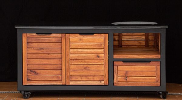 Kamado stalas "Teak Soko /9005"