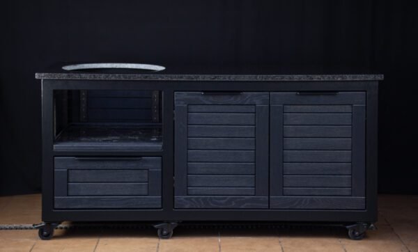 Kamado stalas "Black Oak - 9005"