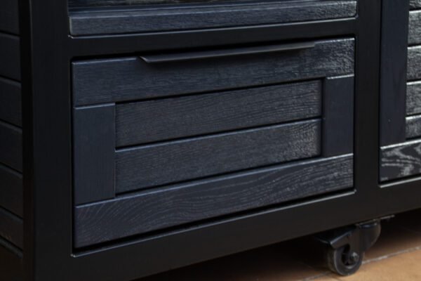 Kamado stalas "Black Oak - 9005" - Image 12