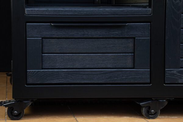 Kamado stalas "Black Oak - 9005" - Image 8