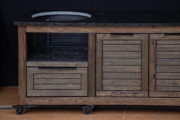 Kamado stalas "Solid Oak - Black-S" - Image 28