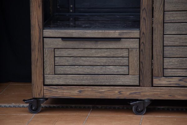 Kamado stalas "Solid Oak - Black-S" - Image 14