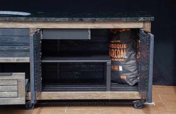Kamado stalas "Solid Oak - Black-S" - Image 20