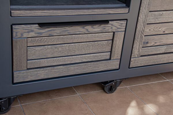 Kamado stalas "Big250 Oak-grey/7016" - Image 2