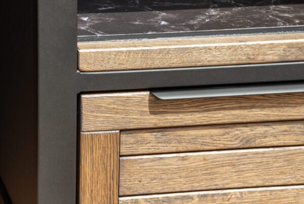 Kamado stalas "180 - Oak black/9005" - Image 34