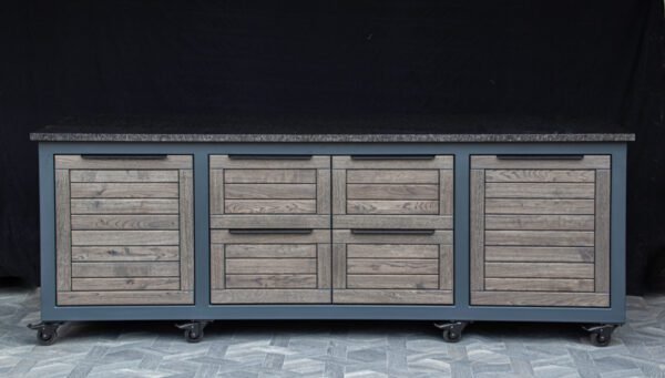 Kamado stalas "Big Oak-grey/7016"