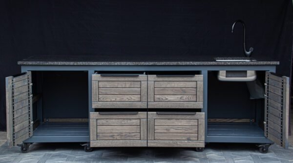 Kamado stalas "Big Oak-grey/7016" - Image 15