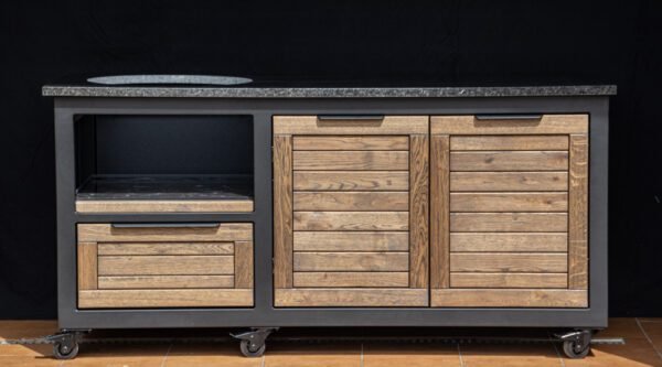 Kamado stalas "180 - Oak black/9005" - Image 16