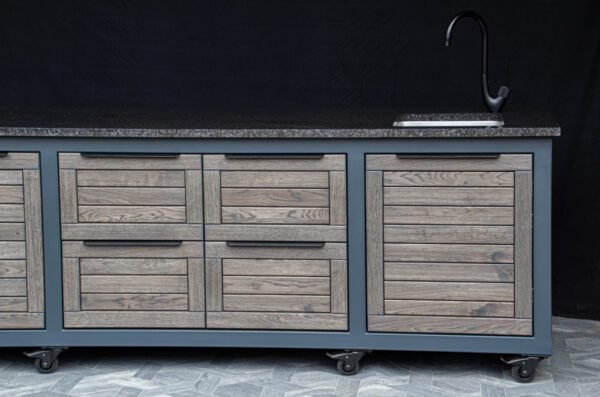 Kamado stalas "Big Oak-grey/7016" - Image 18