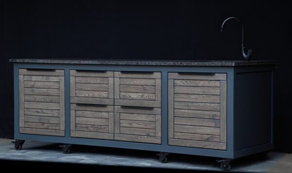 Kamado stalas "Big Oak-grey/7016" - Image 86