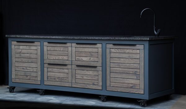Kamado stalas "Big Oak-grey/7016" - Image 2