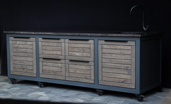 Kamado stalas "Big Oak-grey/7016" - Image 88