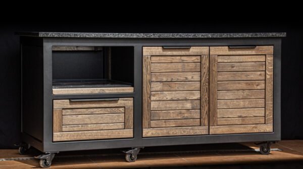 Kamado stalas "180 - Oak black/9005" - Image 13