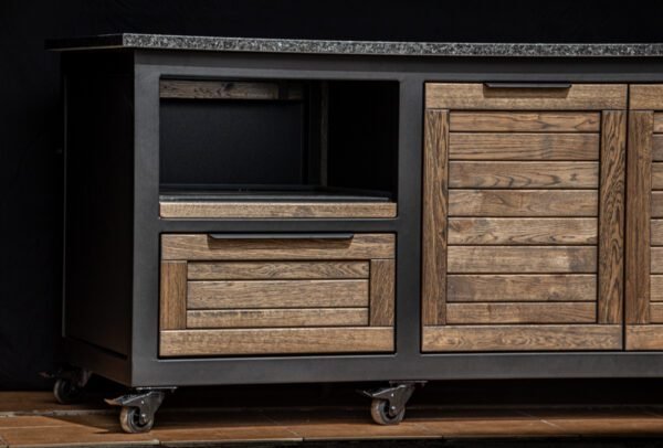 Kamado stalas "180 - Oak black/9005" - Image 9