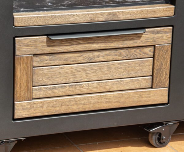 Kamado stalas "180 - Oak black/9005" - Image 14