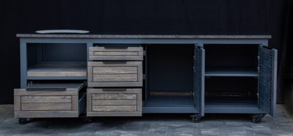 Kamado stalas "Big250 Oak-grey/7016" - Image 16