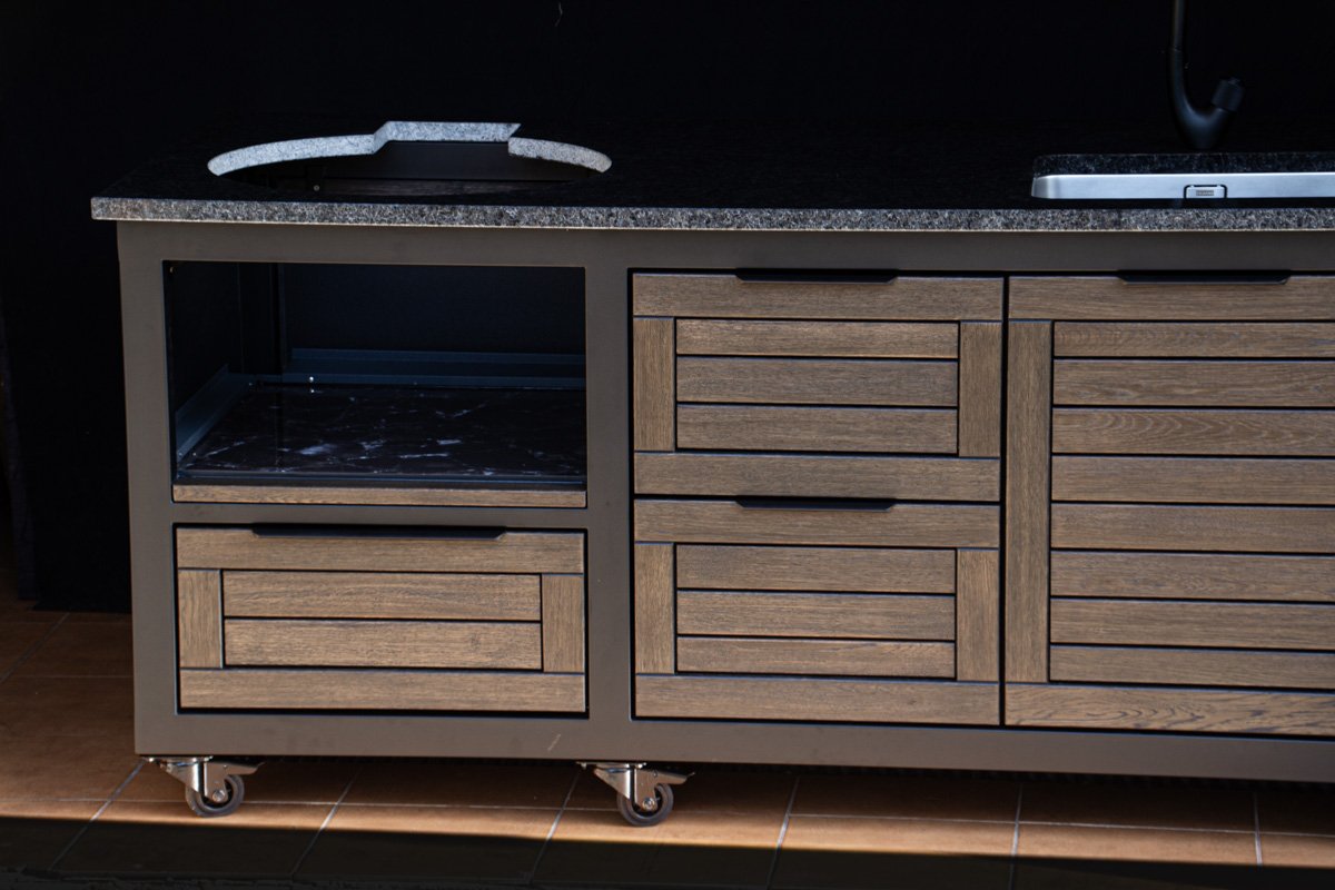 Kamado stalas "Big250 Oak-black/9005" - Image 16