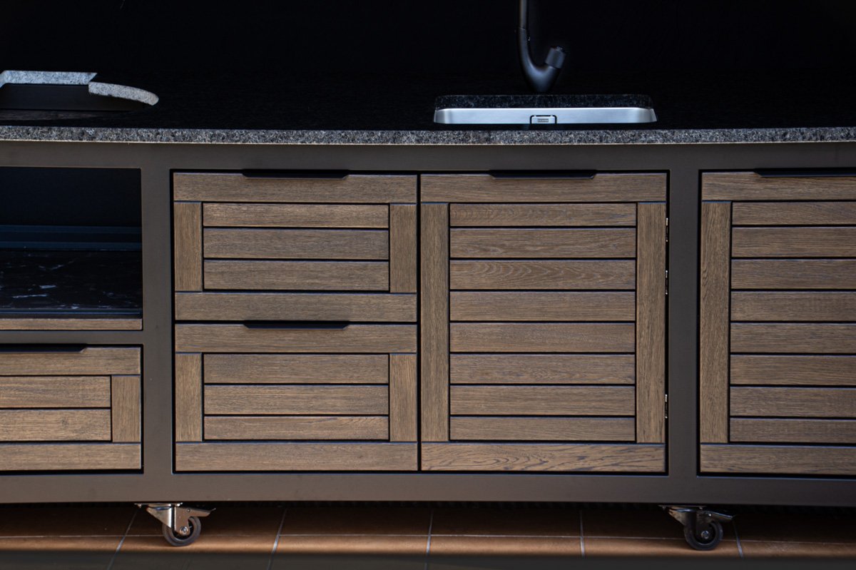 Kamado stalas "Big250 Oak-black/9005" - Image 17