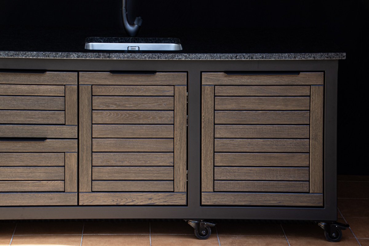 Kamado stalas "Big250 Oak-black/9005" - Image 19