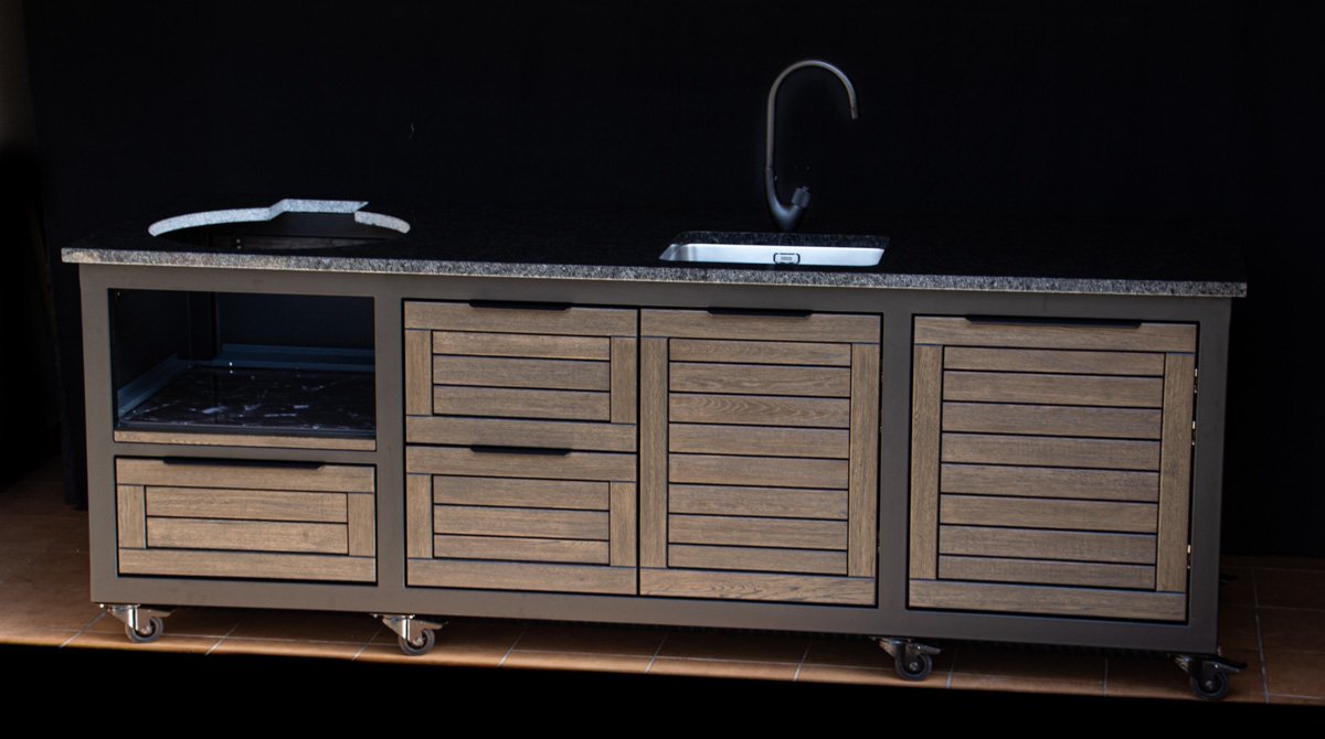 Kamado stalas "Big250 Oak-black/9005" - Image 25