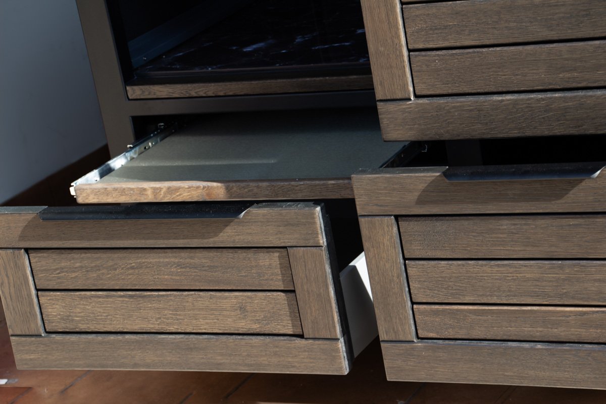 Kamado stalas "Big250 Oak-black/9005" - Image 47