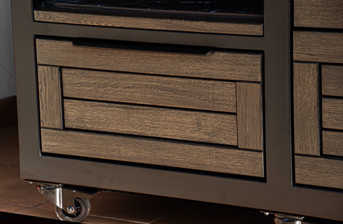 Kamado stalas "Big250 Oak-black/9005" - Image 28