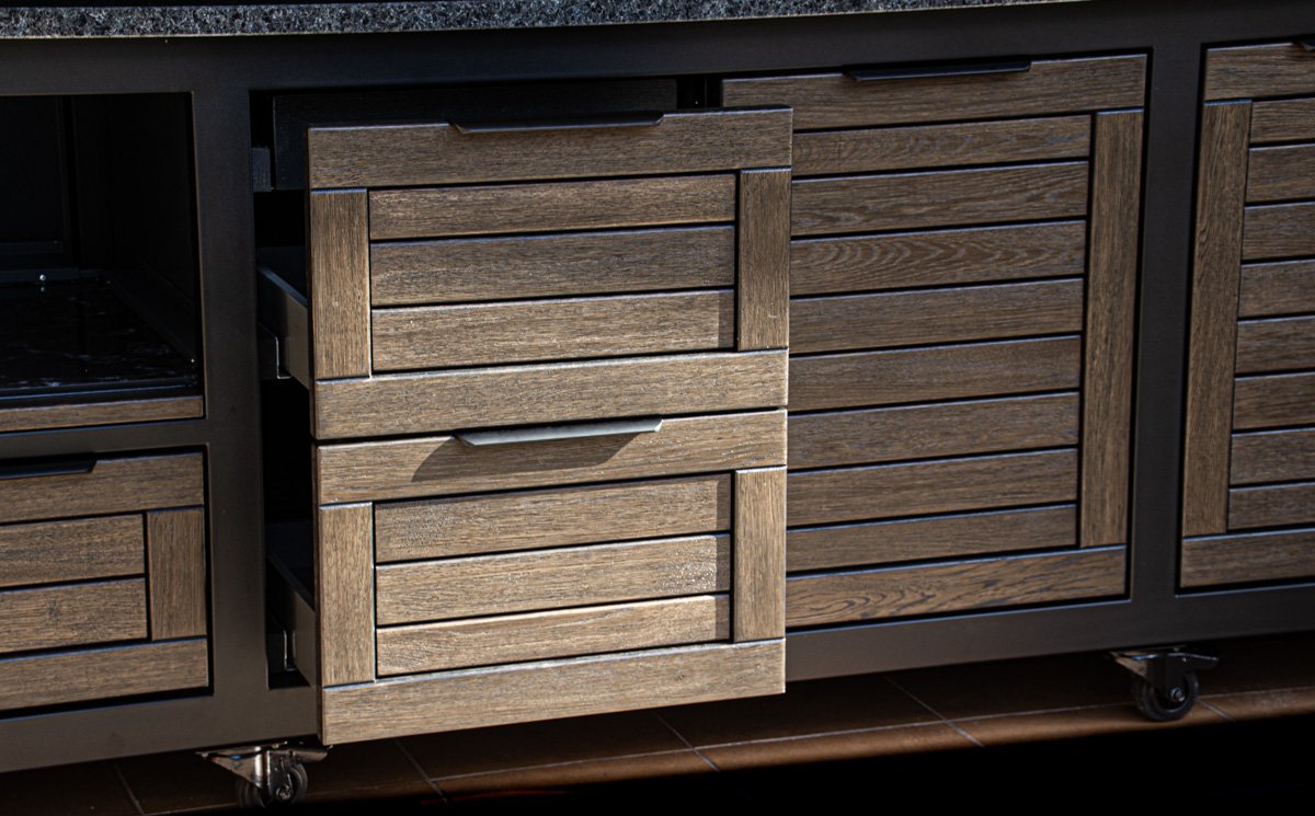 Kamado stalas "Big250 Oak-black/9005" - Image 23