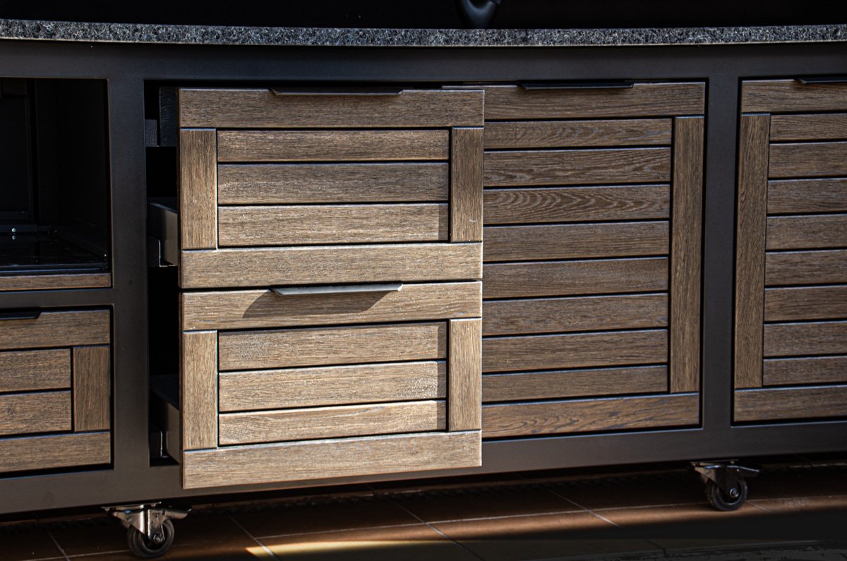 Kamado stalas "Big250 Oak-black/9005" - Image 14