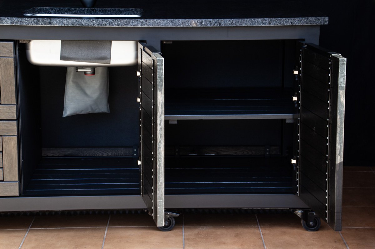 Kamado stalas "Big250 Oak-black/9005" - Image 49