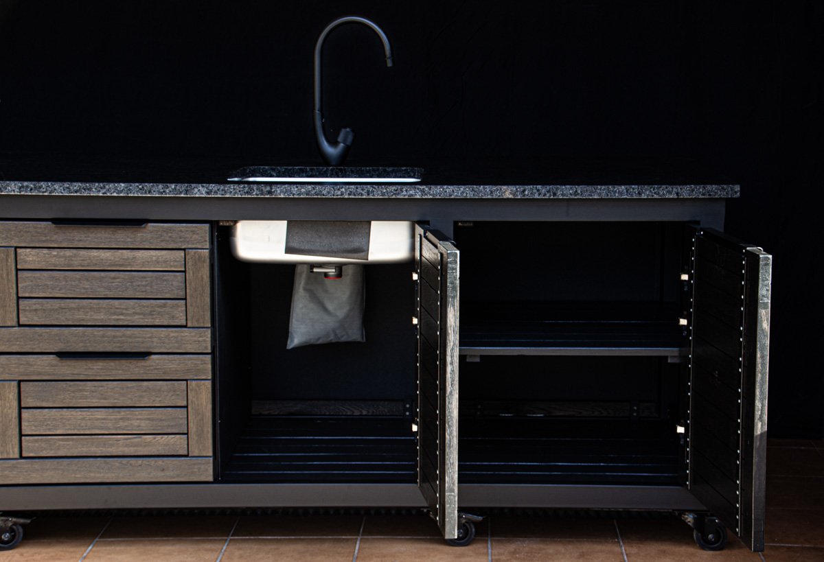 Kamado stalas "Big250 Oak-black/9005" - Image 50