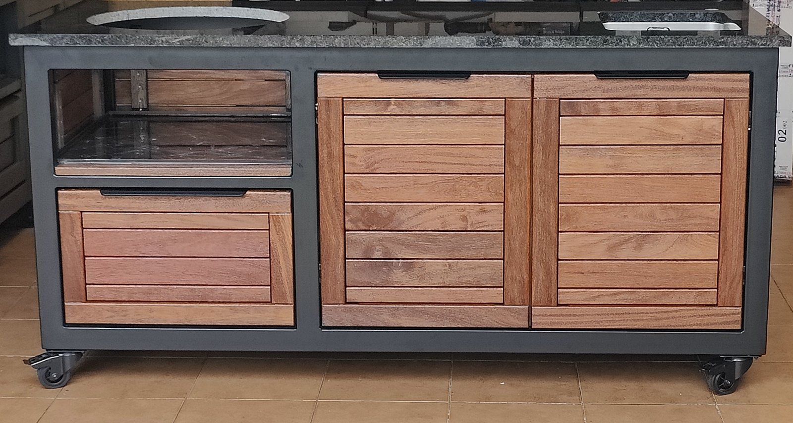 Kamado stalas "Sucupira" - Image 11