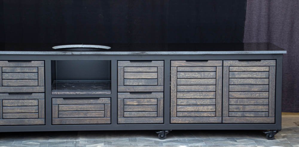 Kamado stalas "Big400 Oak-black/9005" - Image 55