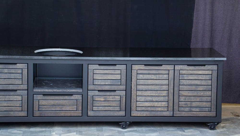Kamado stalas "Big400 Oak-black/9005" - Image 58