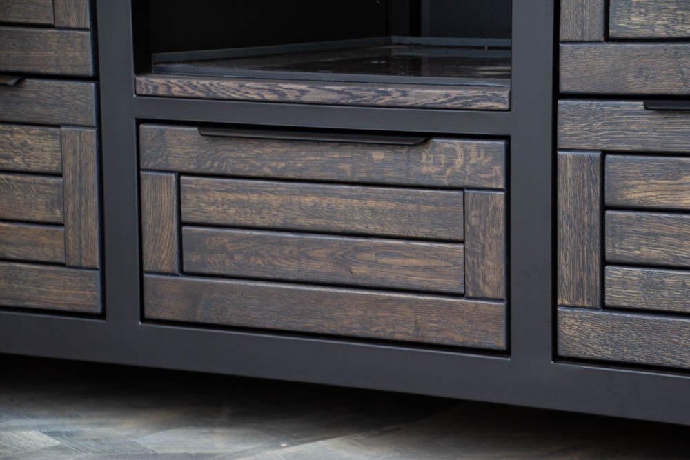Kamado stalas "Big400 Oak-black/9005" - Image 16