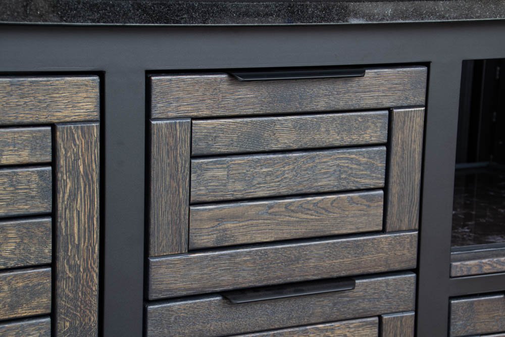 Kamado stalas "Big400 Oak-black/9005" - Image 18