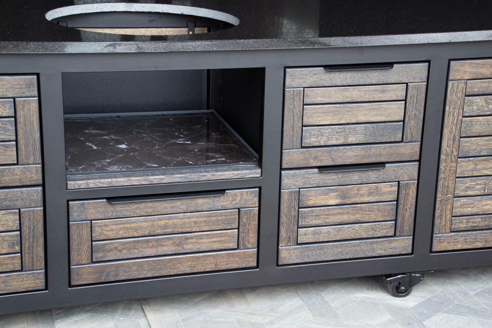 Kamado stalas "Big400 Oak-black/9005" - Image 53
